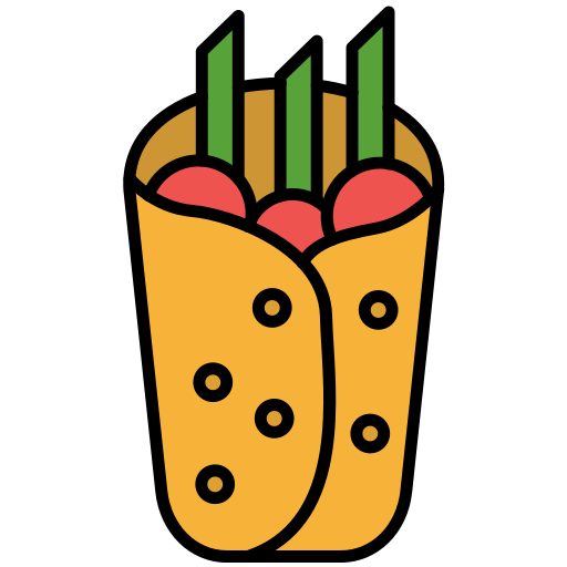 burrito Generic color lineal-color ikona