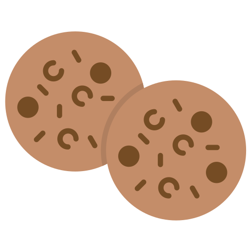 Pepitas de chocolate Generic color fill icono