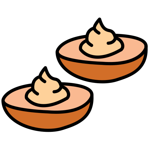 Deviled eggs Generic color lineal-color icon