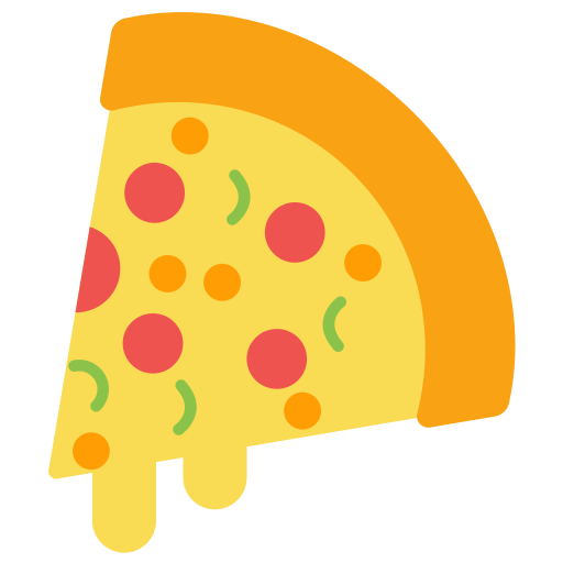 pizza Generic color fill icona