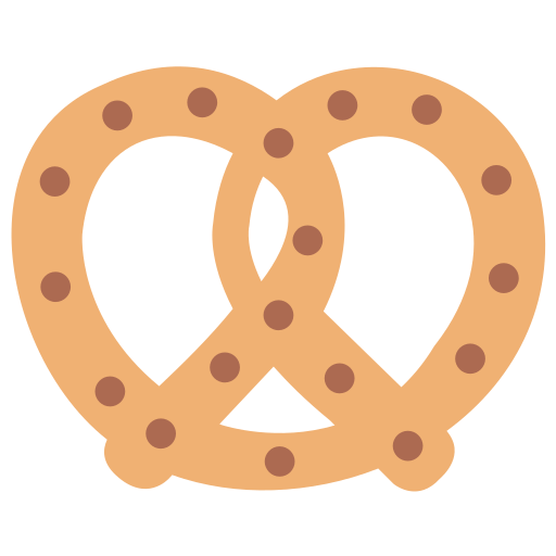 pretzel Generic color fill icona