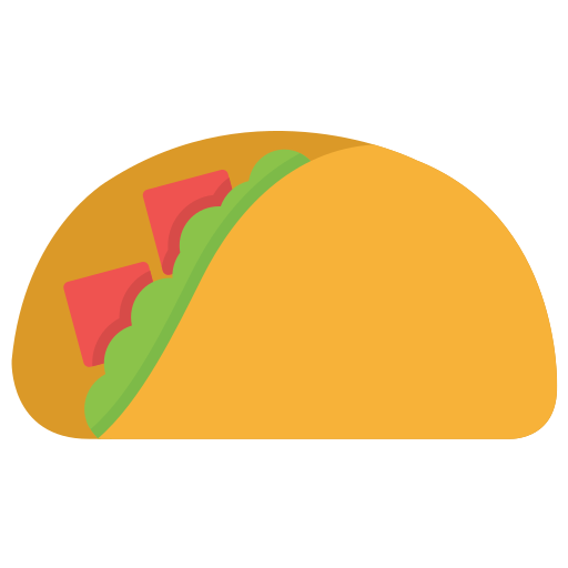 tacos Generic color fill Icône
