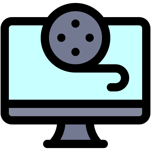Film Generic color lineal-color icon