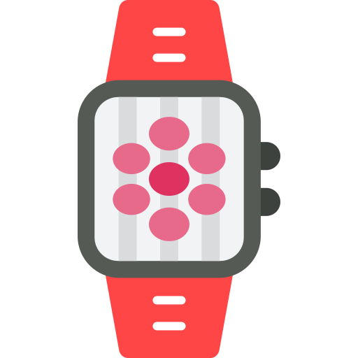 smartwatch Generic color fill icoon