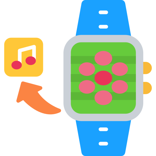 application smartwatch Generic color fill Icône