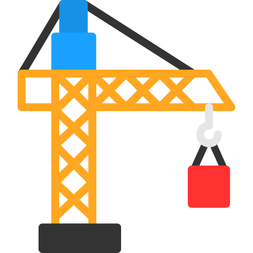 crane Generic color fill icon