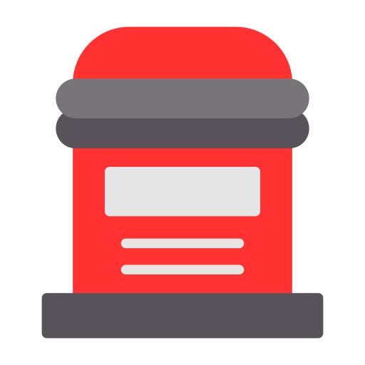 ポストボックス Generic color fill icon