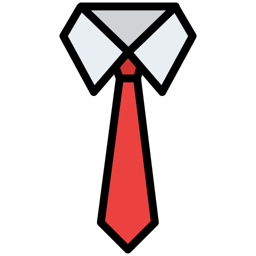 Tie Generic color lineal-color icon