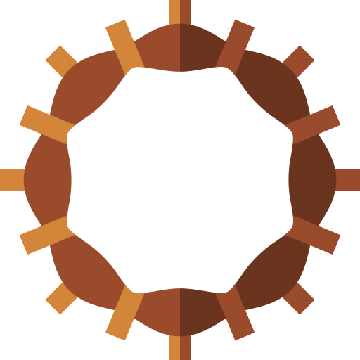 Crown of Thorns Basic Straight Flat icon