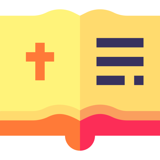 biblia Basic Straight Flat ikona