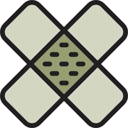 Band aid srip Lineal Color icon