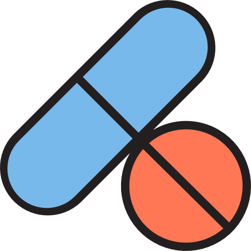 pastillas srip Lineal Color icono
