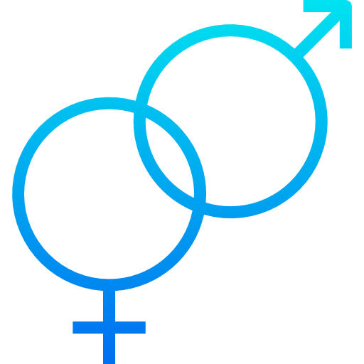 Gender srip Gradient icon