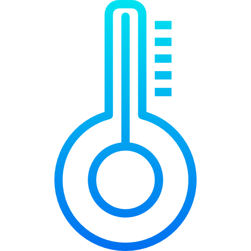 温度計 srip Gradient icon