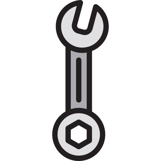 Wrench srip Lineal Color icon