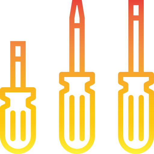 tournevis srip Gradient Icône