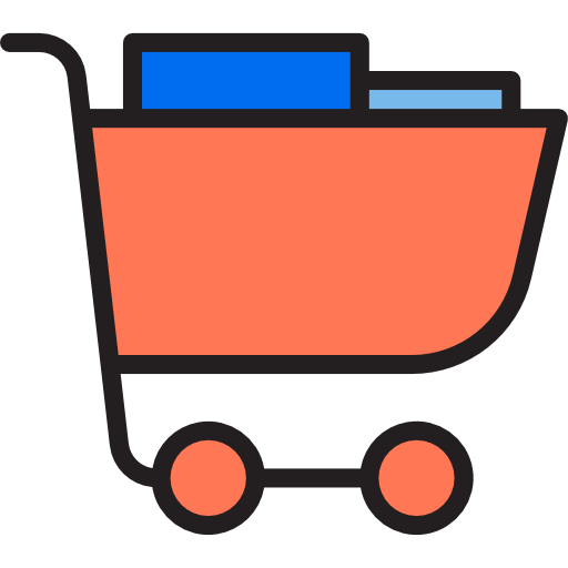 Cart srip Lineal Color icon