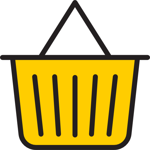 cesta de la compra srip Lineal Color icono