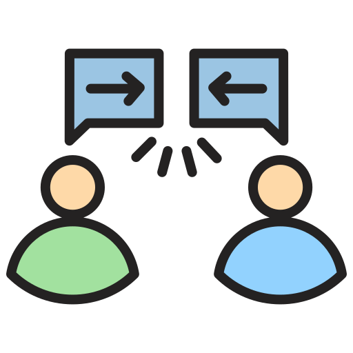 konflikt Generic color lineal-color ikona