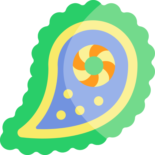 페이즐리 Kawaii Flat icon