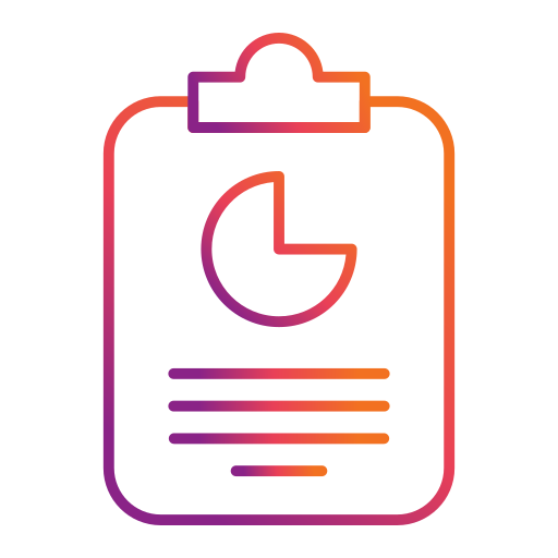Report Generic gradient outline icon