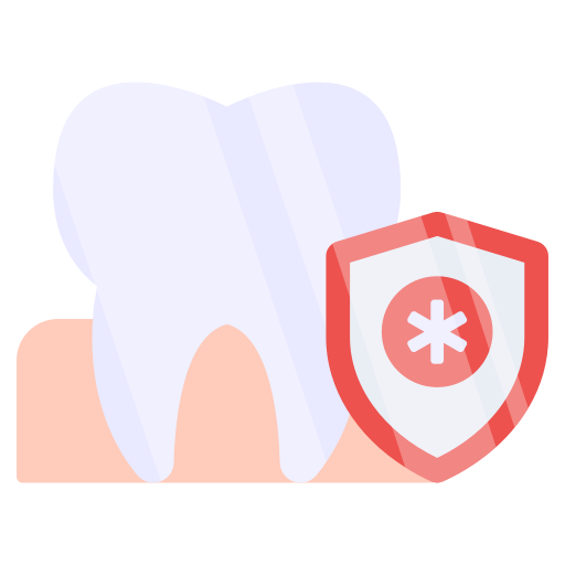 Dental protection Generic color fill icon