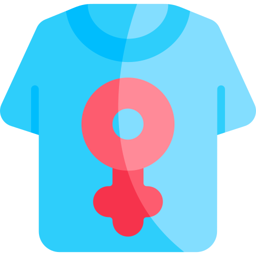 tシャツ Kawaii Flat icon