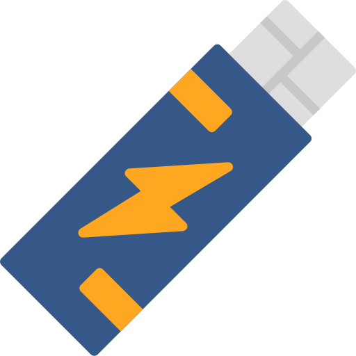 USB Generic color fill icon