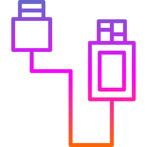 cable usb Generic gradient outline icono