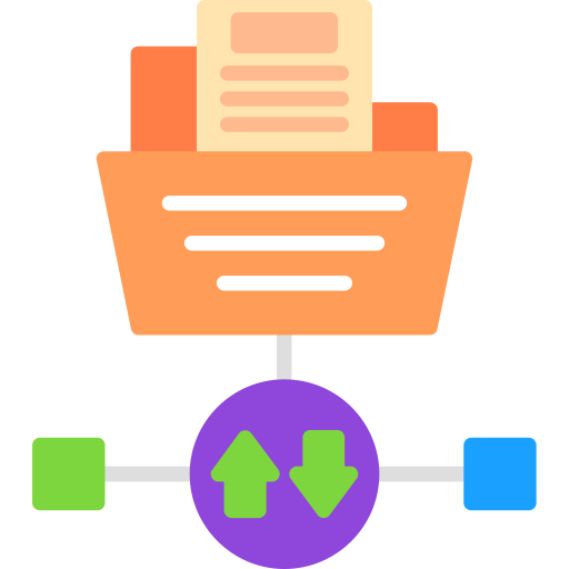 File transfer protocol Generic color fill icon