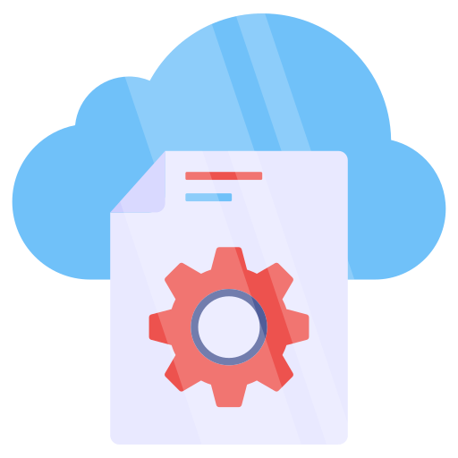 Cloud Settings Generic color fill icon