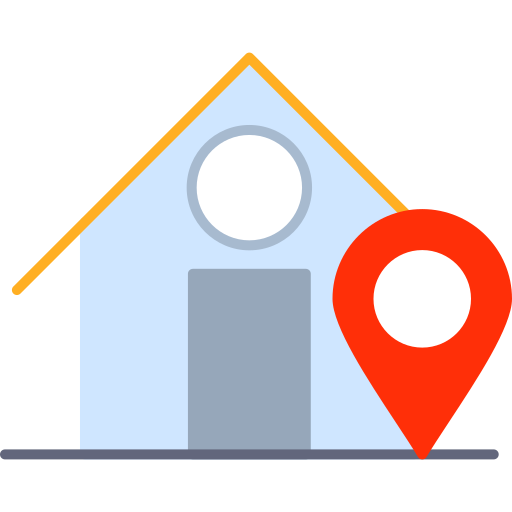 Address location Generic color fill icon