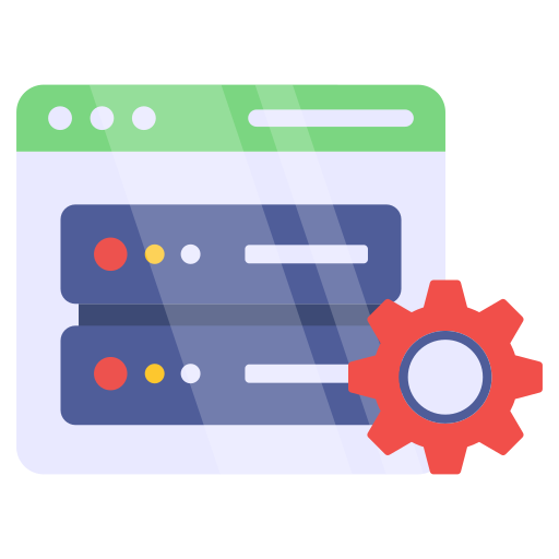 datenbankmanagement Generic color fill icon