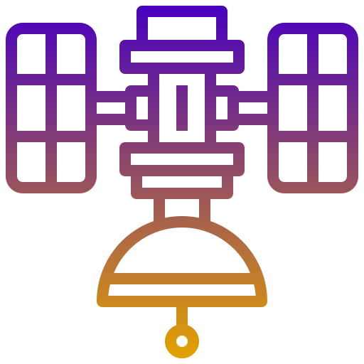 위성 Generic Gradient icon
