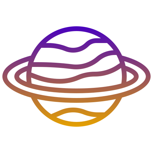 土星 Generic Gradient icon