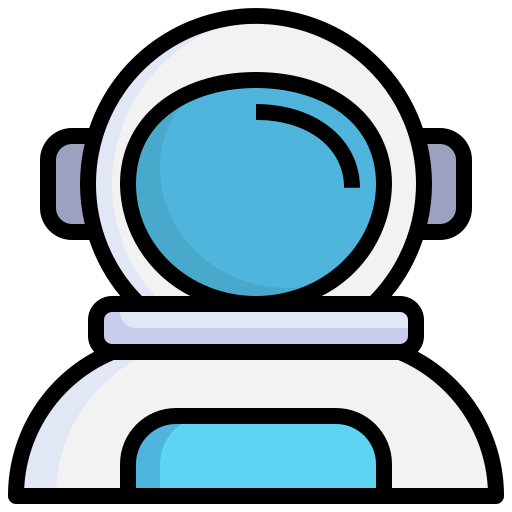 traje espacial Generic Outline Color icono