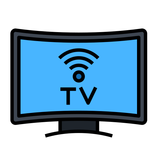 smart tv Generic Outline Color иконка