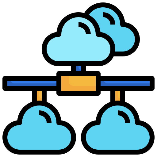 cloud-netzwerk Generic Outline Color icon