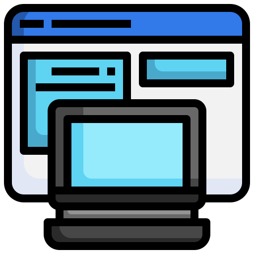 online-server Generic Outline Color icon
