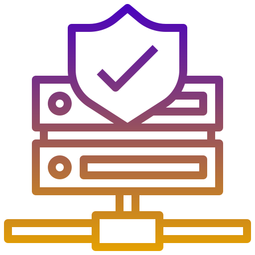 데이터 보호 Generic Gradient icon