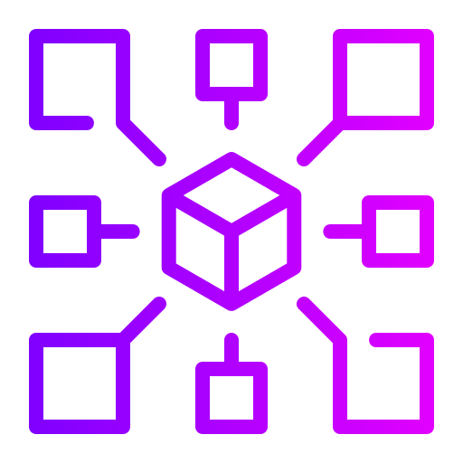 scentralizowany Generic gradient outline ikona