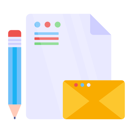 mail schreiben Generic color fill icon