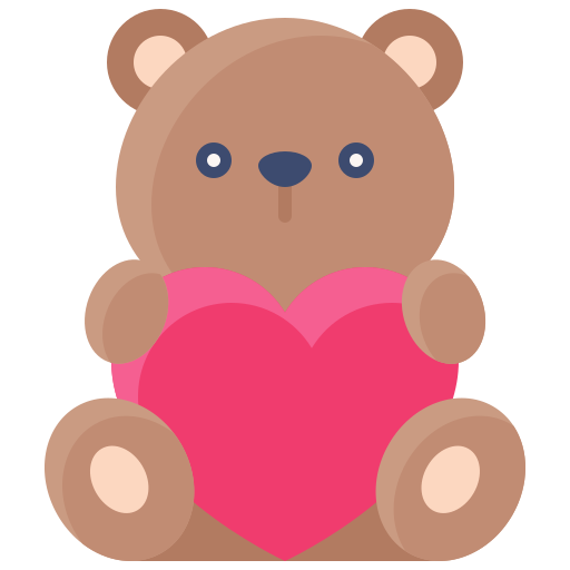 oso de peluche Generic color fill icono