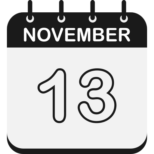 13 listopada Generic color fill ikona