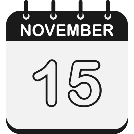 15 listopada Generic color fill ikona