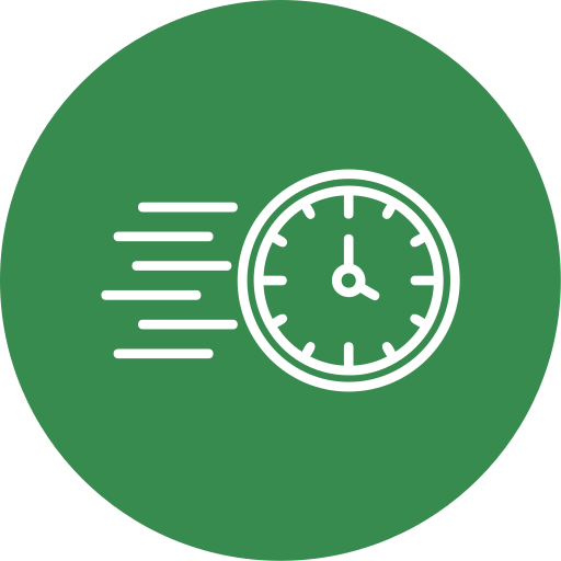 Fast time Generic color fill icon