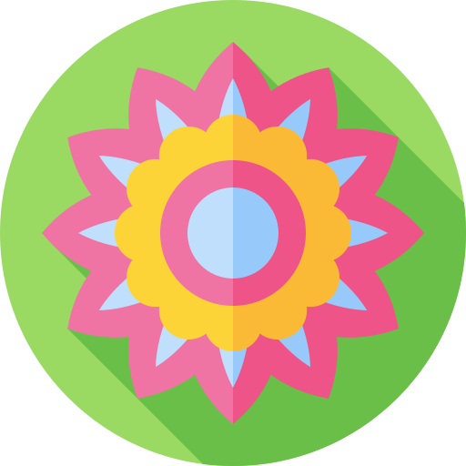 rangoli Flat Circular Flat icoon