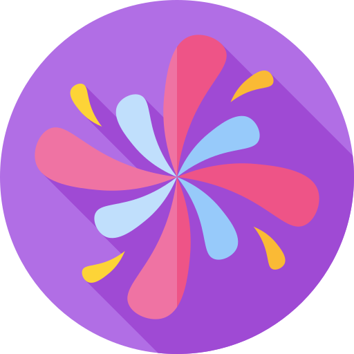 花火 Flat Circular Flat icon