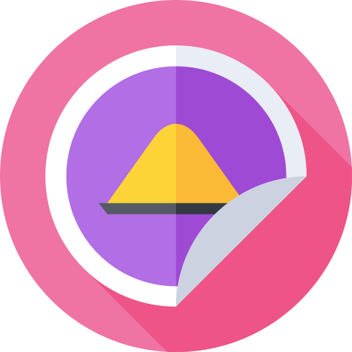 Sticker Flat Circular Flat icon