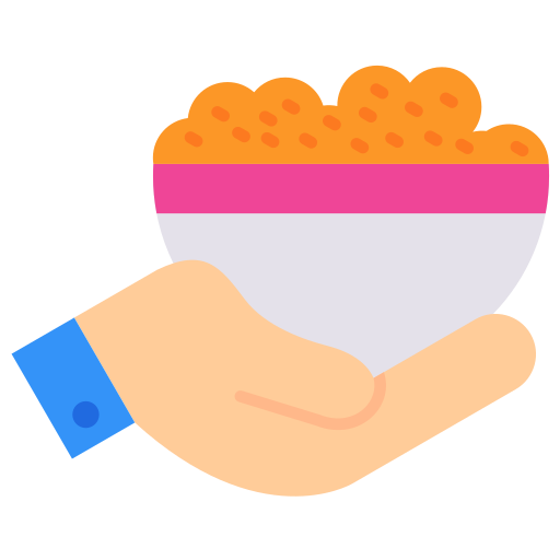 darowizna żywności Generic color fill ikona